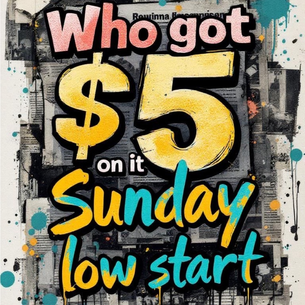🤑 $5 SUNDAY 🎉 LIVE CELEBRATION 🥳